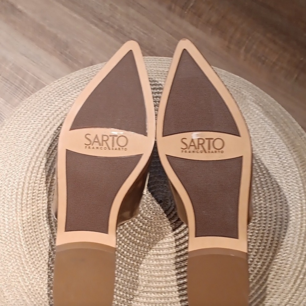 FRANCO SARTO MULES metallic gold copper - Picture 4 of 8